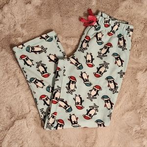 Total girl fleece PJ bottom, size large,   color light blue
